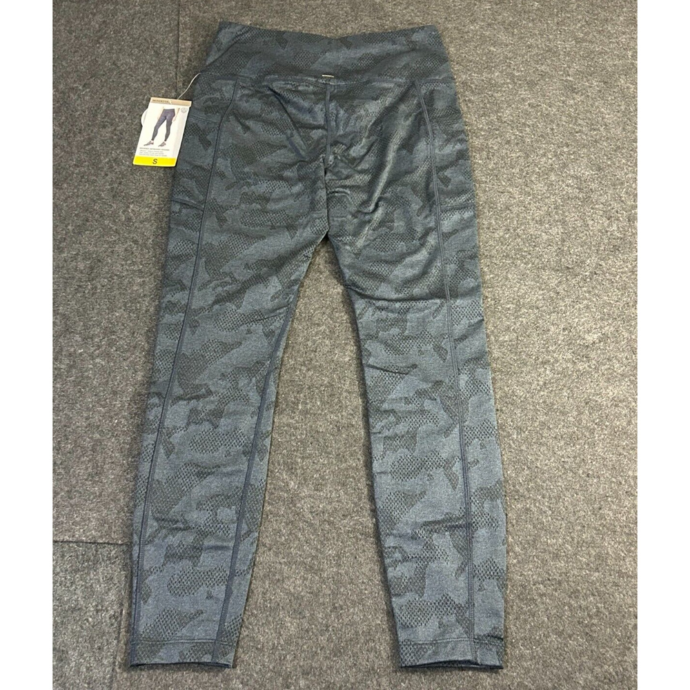 Mondetta Woman's Brushed Jacquard‎ High Waist Pockets Legging India Ink Small - Picture 5 of 6